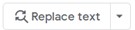 Replace Text Button