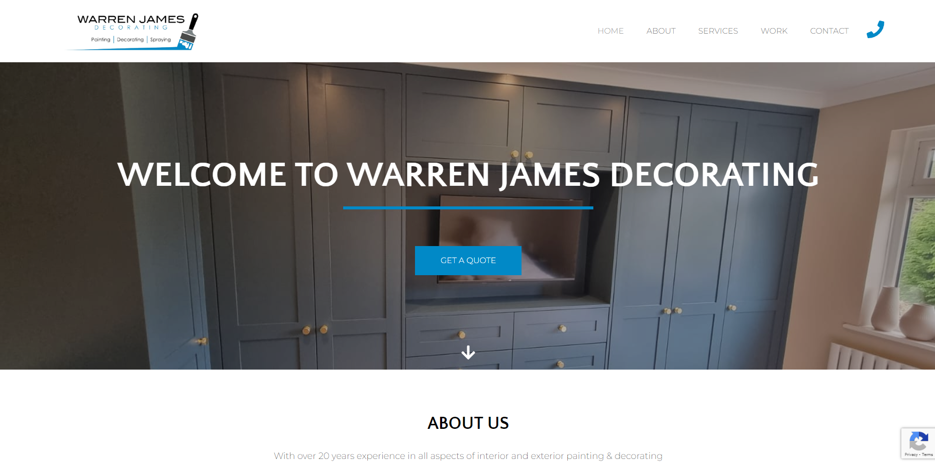 Warren James Decorating Website